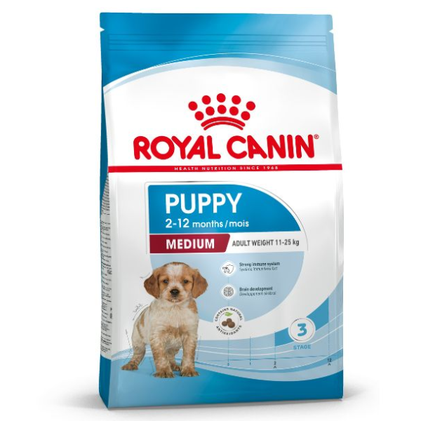 Royal Canin Medium Puppy - 3 Kg - SPEDIZIONE GRATIS 1° ORDINE + scegli lo sconto BZR5 / BZR20