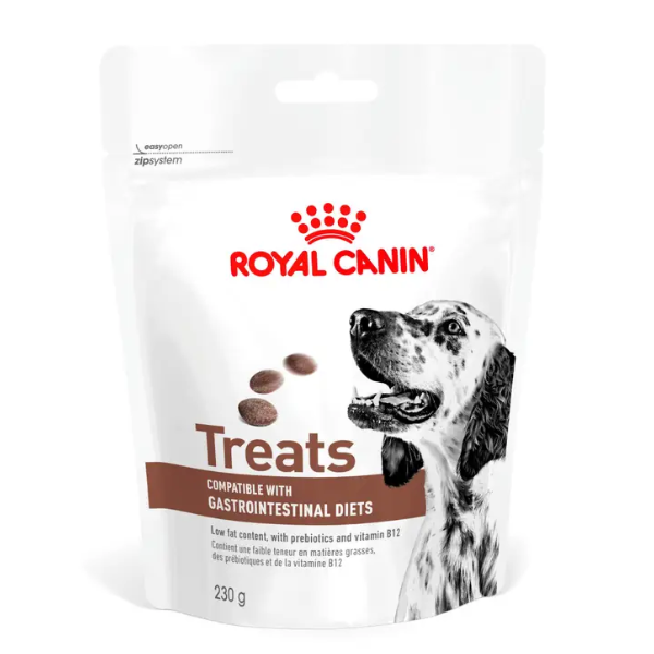 Royal Canin Veterinary Diets Treat Gastrointestinal snack per cani - 230 gr - SPEDIZIONE GRATIS 1° ORDINE + scegli lo sconto BZR5 / BZR20