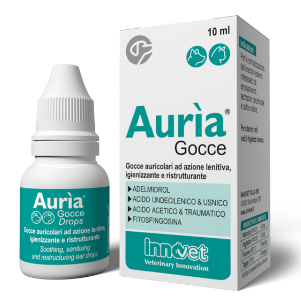 Innovet Auria Gocce auricolari lenitive e igienizzanti - 10 ml - SPEDIZIONE GRATIS 1° ORDINE + scegli lo sconto BZR5 / BZR20