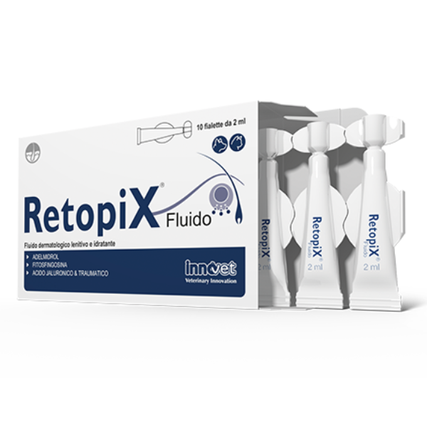 Innovet Retopix Fluido dermatologicamente lenitivo e idratante in fialette - 10 fialette da 2 ml - SPEDIZIONE GRATIS 1° ORDINE + scegli lo sconto BZR5 / BZR20