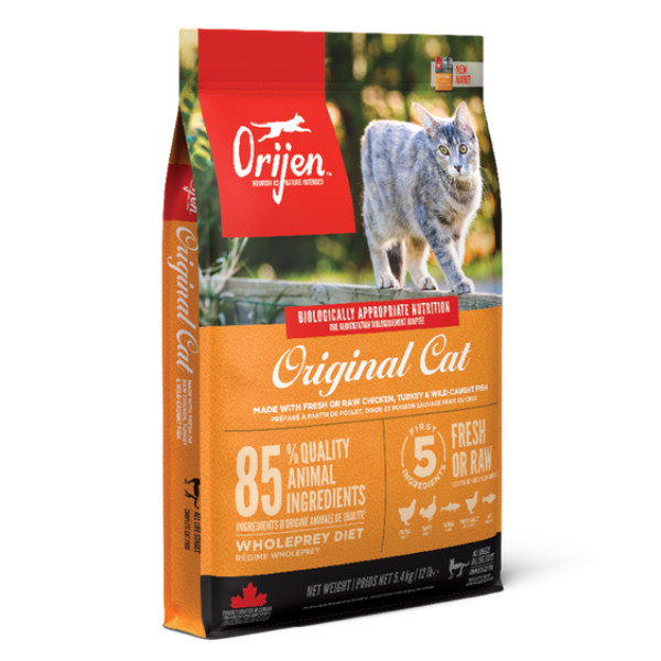 Orijen Original Cat Food - 5,4 kg - Croccantini per gatti - SPEDIZIONE GRATIS 1° ORDINE + scegli lo sconto BZR5 / BZR20