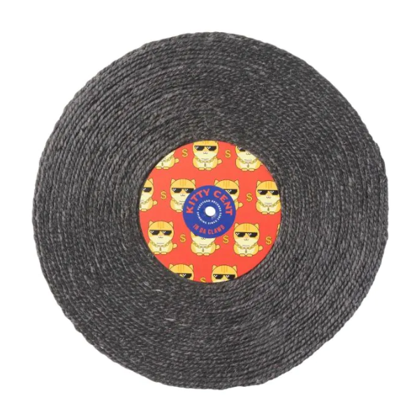 Tiragraffi per gatti FuzzYard Record Cat Scratcher - Kitty Cent - Tiragraffi gatto - 1° ORDINE? scegli lo sconto BZR5 / BZR20 + 200 punti fedeltà