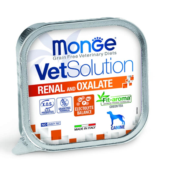 Monge Vet Solution Umido Dog Renal and Oxalate - 150 gr - SPEDIZIONE GRATIS 1° ORDINE + scegli lo sconto BZR5 / BZR20