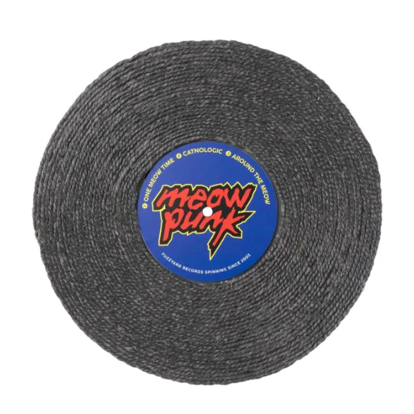 Tiragraffi per gatti FuzzYard Record Cat Scratcher - Meow Punk - Tiragraffi gatto - 1° ORDINE? scegli lo sconto BZR5 / BZR20 + 200 punti fedeltà