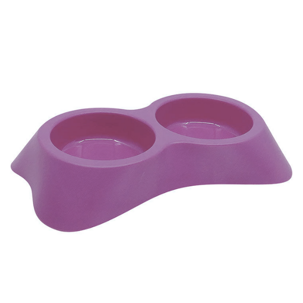 Ciotola Aurora Doppia PetUp - Lilla - diametro 10 cm x 2 - 1° ORDINE? scegli lo sconto BZR5 / BZR20 + 200 punti fedeltà