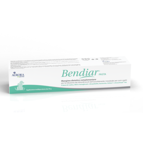 Aurora Biofarma Bendiar pasta appetibile per la riduzione dei disturbi intestinali cane e gatto - 30 gr - 1° ORDINE? scegli lo sconto BZR5 / BZR20 + 200 punti fedeltà