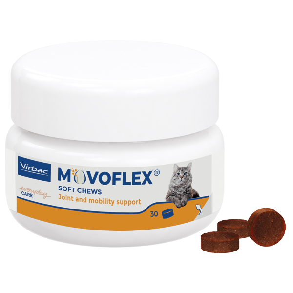 Image of Virbac Movoflex per la salute articolare del gatto - 30 compresse - 1° ORDINE? scegli lo sconto BZR5 / BZR20 + 200 punti fedeltà010