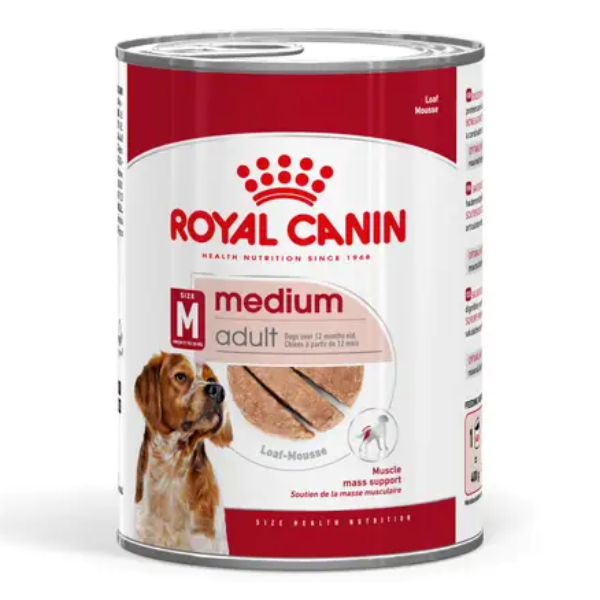 Royal Canin Patè per Cani Adult 410 gr - Medium - Cibo Umido per Cani - SPEDIZIONE GRATIS 1° ORDINE + scegli lo sconto BZR5 / BZR20