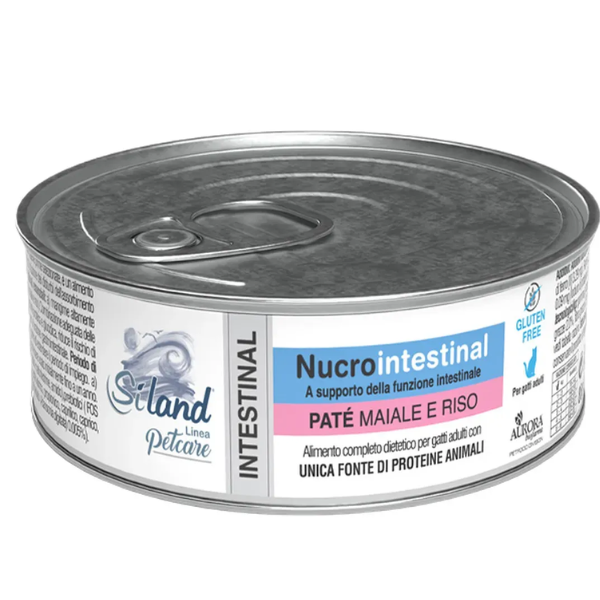 Siland Diet Nucrointestinal Cat Adult da 85 gr - Maiale e riso - 1° ORDINE? scegli lo sconto BZR5 / BZR20 + 200 punti fedeltà