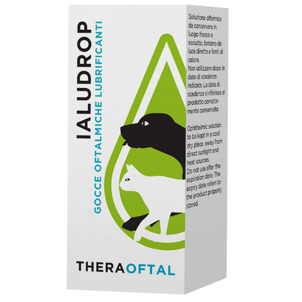 BioForLife Theraoftal Ialudrop gocce oculari lubrificanti per cani e gatti - 10 ml - 1° ORDINE? scegli lo sconto BZR5 / BZR20 + 200 punti fedeltà