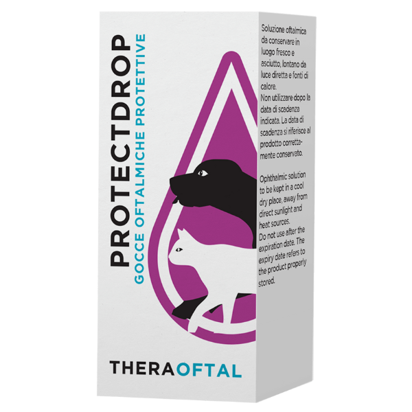 BioForLife Theraoftal Protectdrop gocce oculari protettive per cani e gatti - 10 ml - 1° ORDINE? scegli lo sconto BZR5 / BZR20 + 200 punti fedeltà