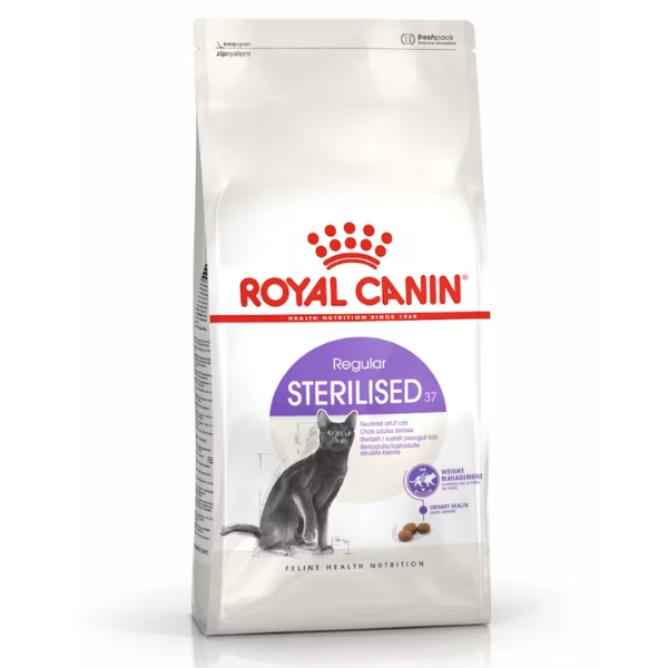 Royal Canin Sterilised 37 Cat Food - 4 Kg - SPEDIZIONE GRATIS 1° ORDINE + scegli lo sconto BZR5 / BZR20