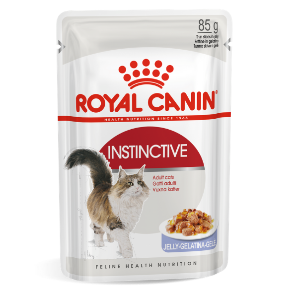 Image of Royal Canin Instinctive in Gelatina - 85 gr Confezione da 12 pezzi Cibo umido per gatti