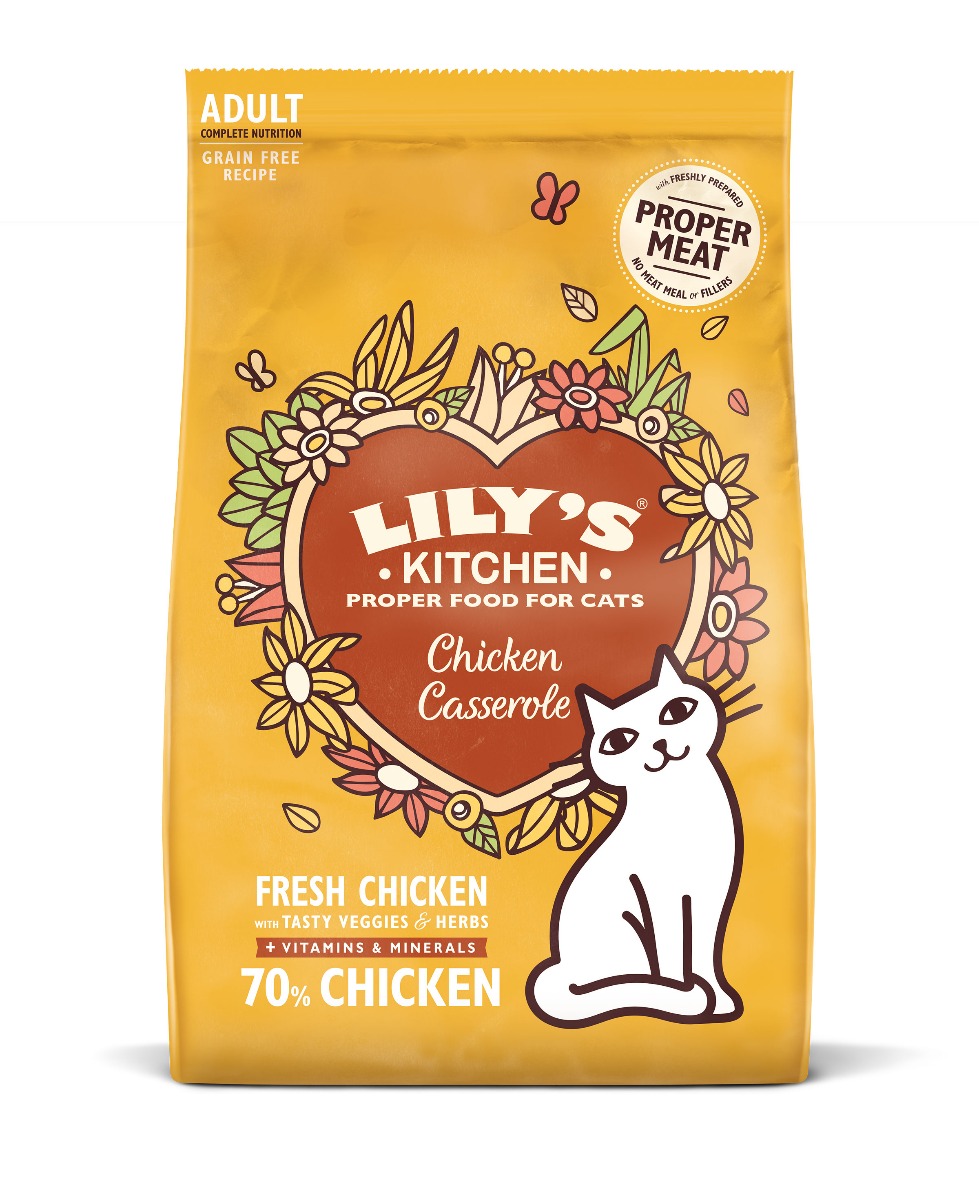 Image of Lily's Kitchen Delizioso Pollo - 2 kg Croccantini per gatti