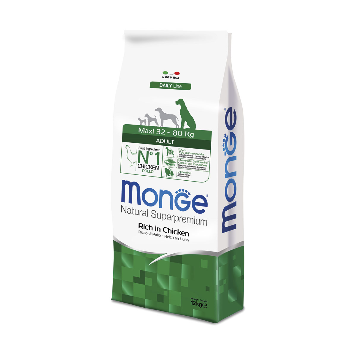 Monge Natural Superpremium Maxi Adult Ricco di Pollo - 12 kg