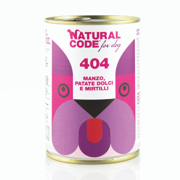 Natural Code Dog Adult 400gr - Manzo e Patate Confezione da 6 pezzi