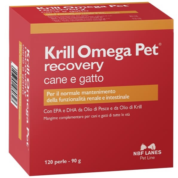 Image of NBF Lanes Krill Omega Pet Recovery - 1 confezione da 120 perle