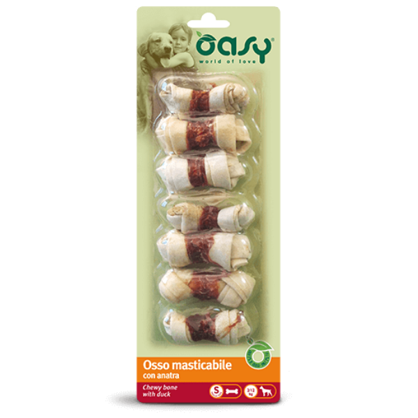 Image of Oasy Osso masticabile con anatra - 90 gr