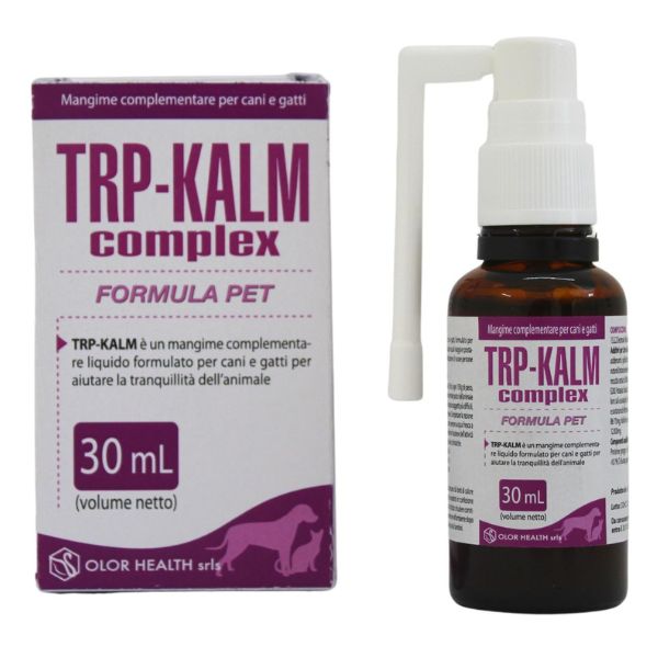 Olor TRP Kalm Complex Formula Pet calmante cane e gatto (scadenza: 30/11/2024) - 30 ml