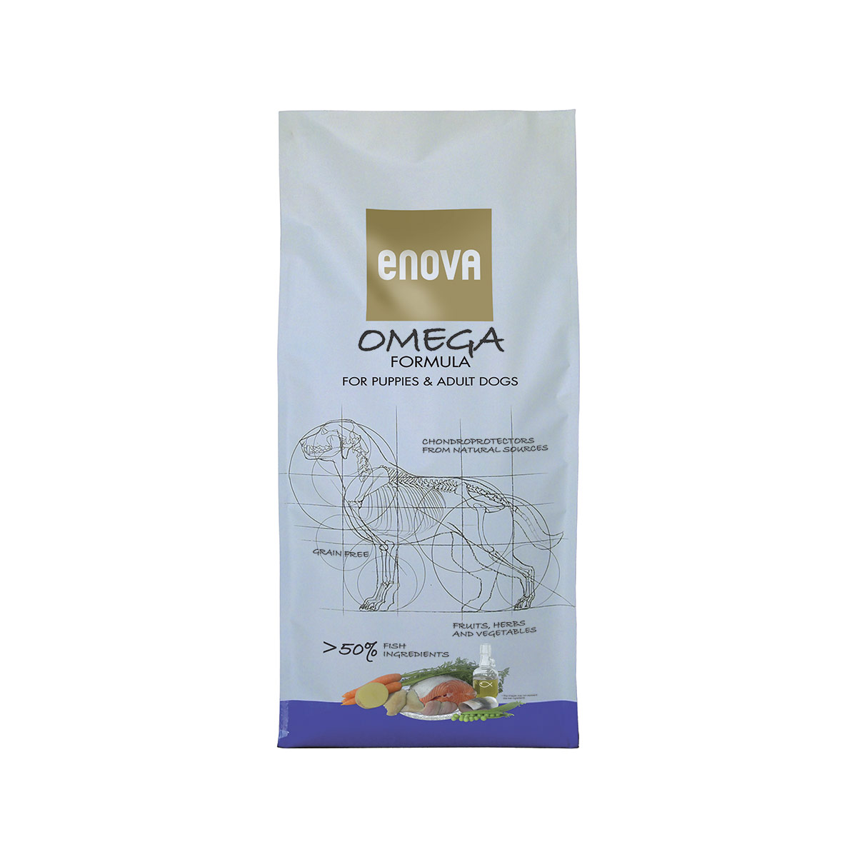 Image of Enova Omega Grain Free - 12 kg Croccantini per cani