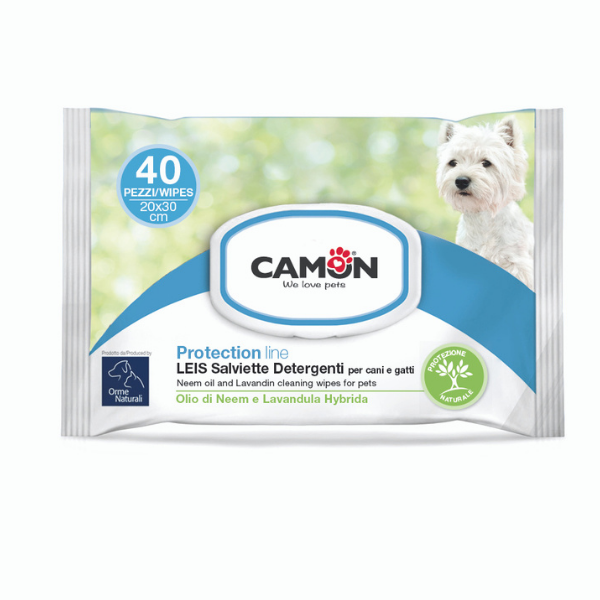 Image of Orme Naturali Salviette detergenti con Olio di Neem - 40 salviette - 1° ORDINE? scegli lo sconto BZR5 / BZR20 + 200 punti fedeltà010