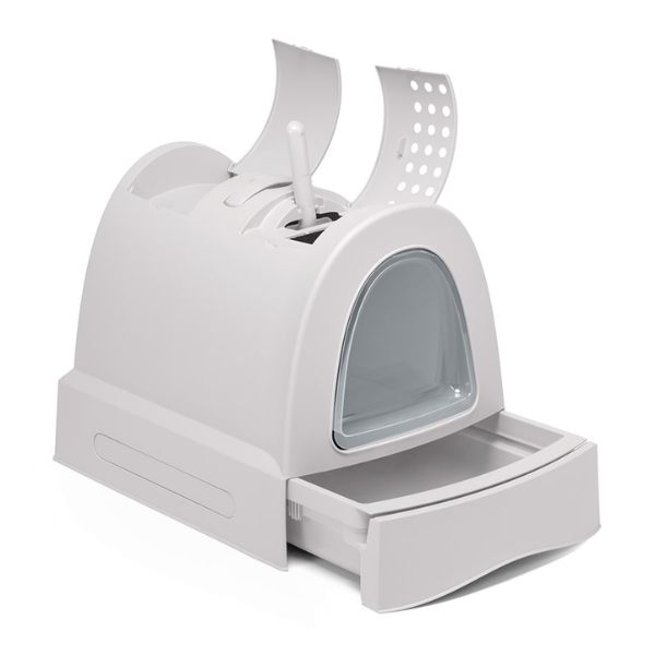 Zuma Toilette per gatti Imac - grigio chiaro
