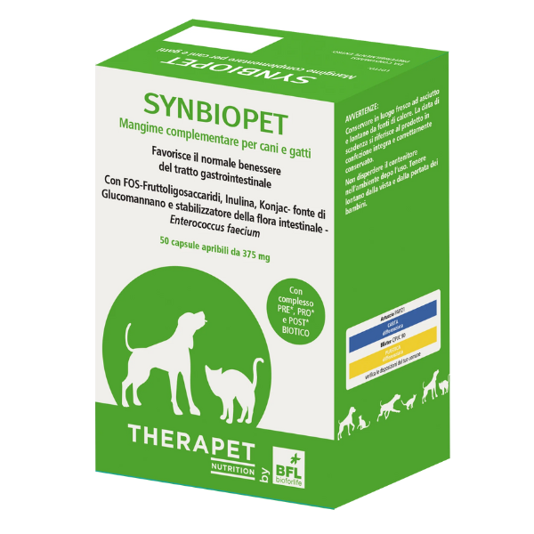 BioForLife Synbiopet capsule apribili per la flora intestinale - 50 compresse