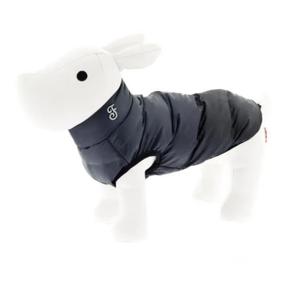 Piumino per cani Nuvola Ferribiella - nero - 36 cm