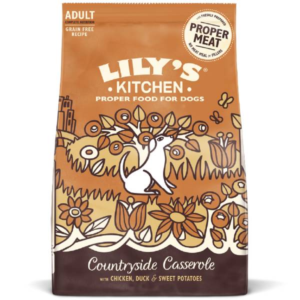Image of Lily's Kitchen Adult Chicken & Duck Countryside Casserole - 12 kg Croccantini per cani