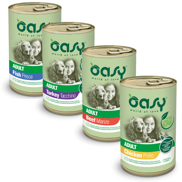 Cibo - Oasy Lifestage Dog Paté Adult 400 gr