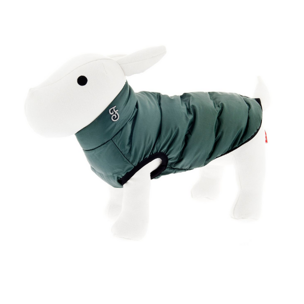 Piumino per cani Nuvola Ferribiella - verde- 36 cm