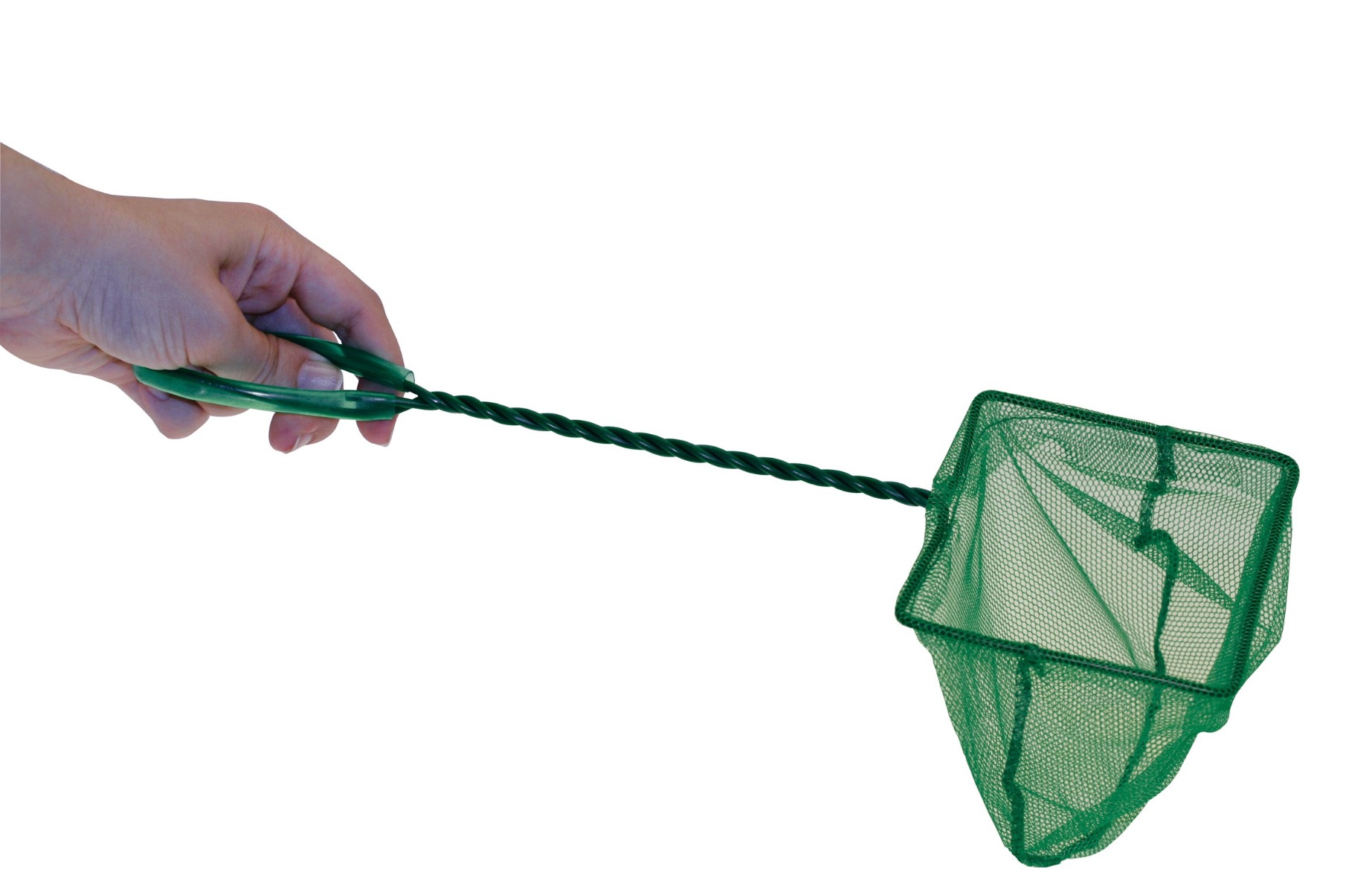 Retino per acquari Amtra - Verde - 0,12 x 0,1 m - Manico lungo