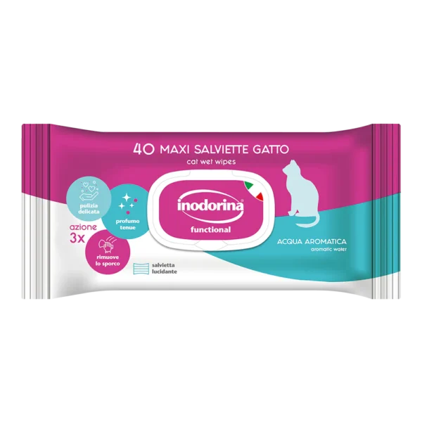 Inodorina Funzionale Salviette igieniche Detergenti per gatti