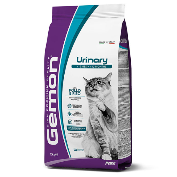Monge Gemon Cat Urinary con Pollo e Riso - 7 Kg - 1° ORDINE? scegli lo sconto BZR5 / BZR20 + 200 punti fedeltà