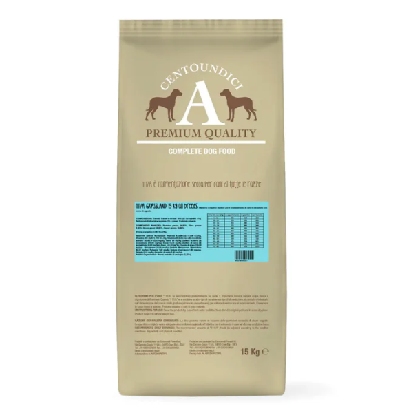 111/A Premium Quality Grassland All Breeds crocchette multiproteiche - 15 Kg - Croccantini per cani - 1° ORDINE? scegli lo sconto BZR5 / BZR20 + 200 punti fedeltà