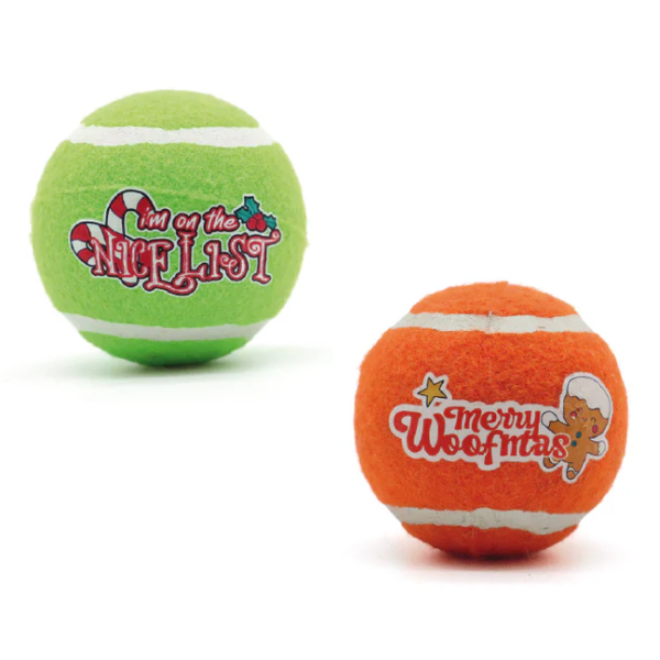 Palla tennis per cani natalizia Xmas Aphorism Croci - diametro 6,5 cm - 1° ORDINE? scegli tra BZR5 / BZR20 + 200 pt fedeltà