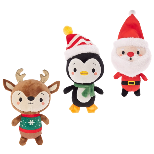 Peluche di Natale per cani Testoline Ferribiella - 1 pezzo-assortiti - 1° ORDINE? scegli tra BZR5 / BZR20 + 200 pt fedeltà