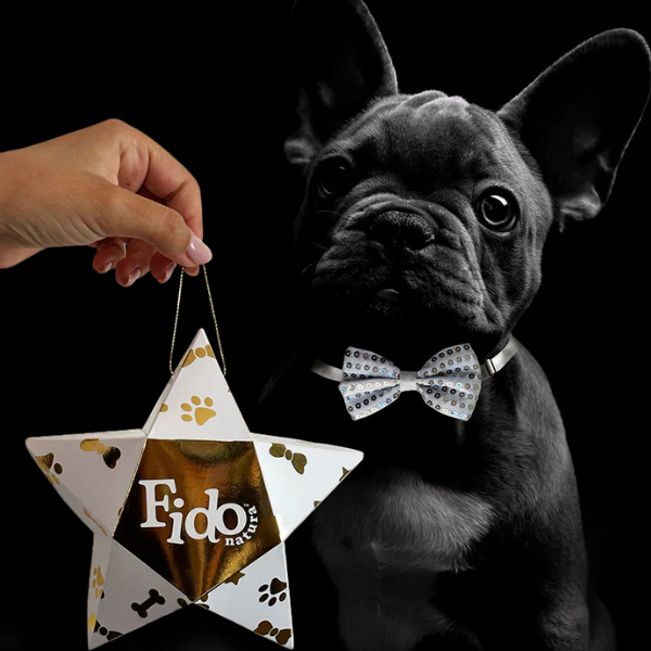 Stella regalo con Profumo da 30 ml + Papillon Fido Natura - con papillon argento - 1° ORDINE? scegli tra BZR5 / BZR20 + 200 pt fedeltà