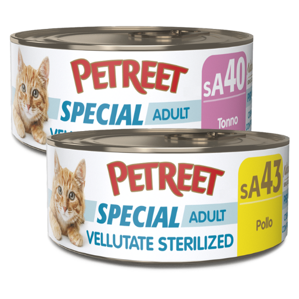 Petreet Vellutate Sterilised Cat 70 gr
