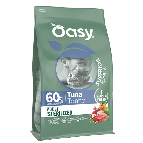 Cibo - Oasy Superior Formula Cat Adult Sterilized Tonno