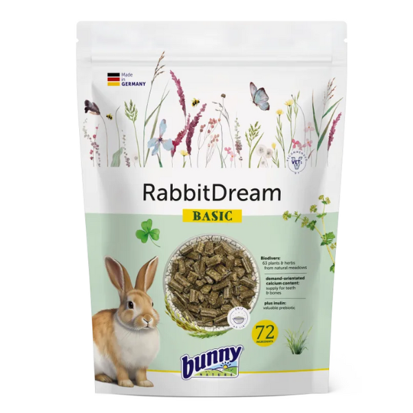 Image of Bunny Sogno per Conigli Basic - 600 gr - Mangime per conigli - 1° ORDINE? scegli lo sconto BZR5 / BZR20 + 200 punti fedeltà010