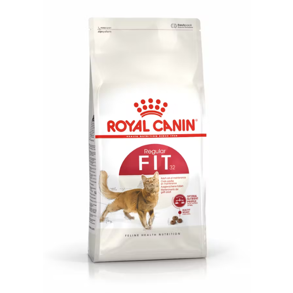 Royal Canin Fit 32 Adult Cat - 4 Kg - Croccantini per gatti - 1° ORDINE? scegli lo sconto BZR5 / BZR20 + 200 punti fedeltà