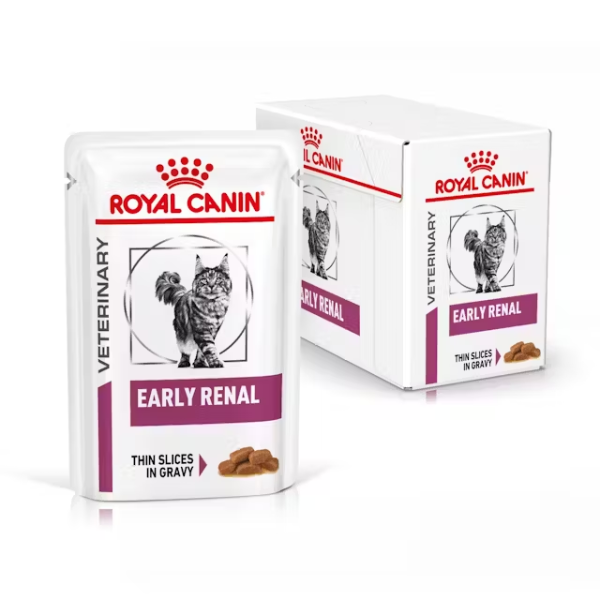 Royal Canin Veterinary Diet Early Renal straccetti in salsa Multipack 12x85 gr - 1 multipack Early Renal - 1° ORDINE? scegli lo sconto BZR5 / BZR20 + 200 punti fedeltà