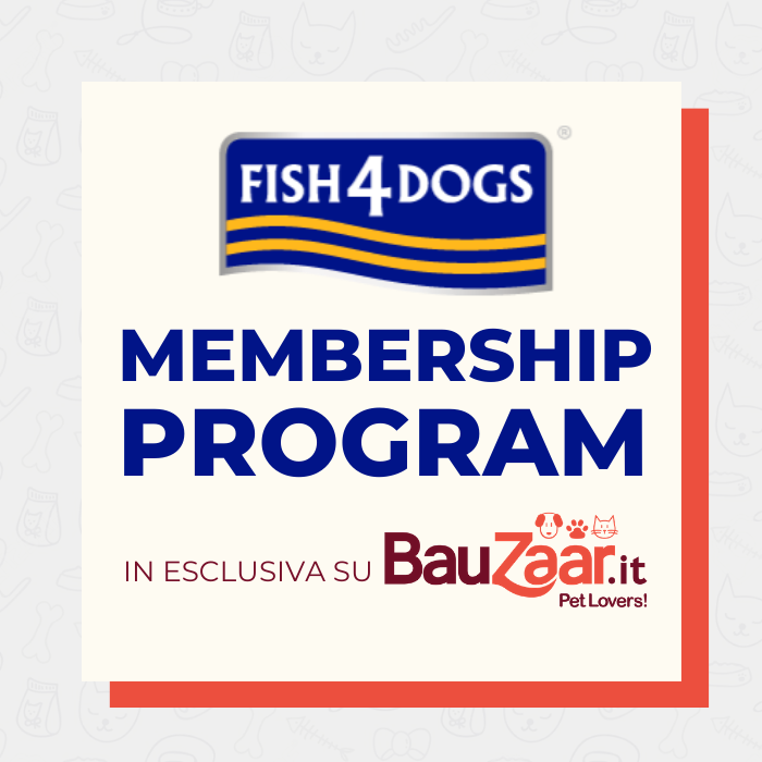 - Membership Program Fish4Dogs (12 coupon da 4€)