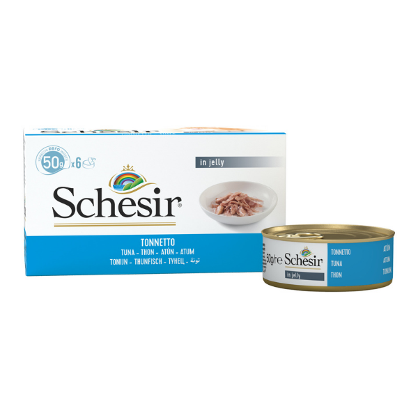 Image of Schesir Cat Multipack 6x50 gr - Tonnetto Cibo umido per gatti