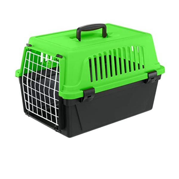 Trasportino per piccole taglie Atlas El Ferplast - Atlas El 10 - 48 x 32,5 x 29 cm Verde Fluo