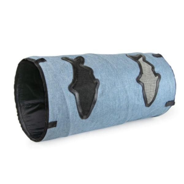 Tunnel gioco componibile Shark per gatti Camon: 30x60 cm Tunnel gioco componibile Shark per gatti Camon: 30x60 cm