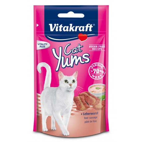 Image of Vitakraft Cat Yums 40 gr - Patè di fegato