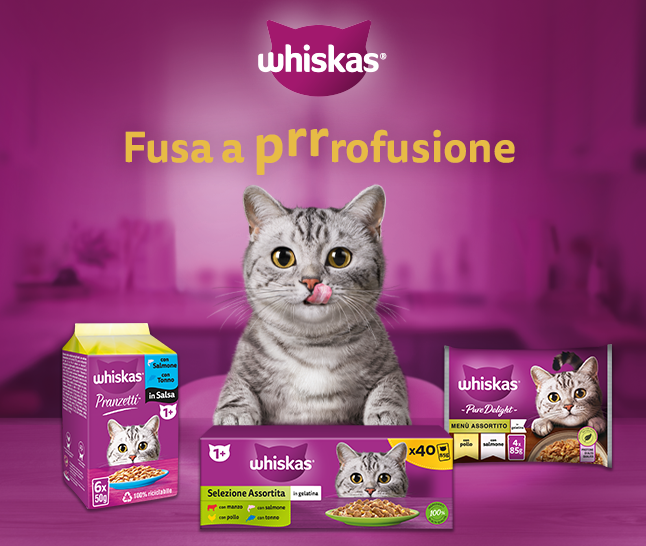 Whiskas®: da leccarsi i baffi!