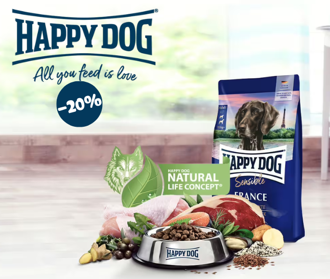 -20% Happy Dog!